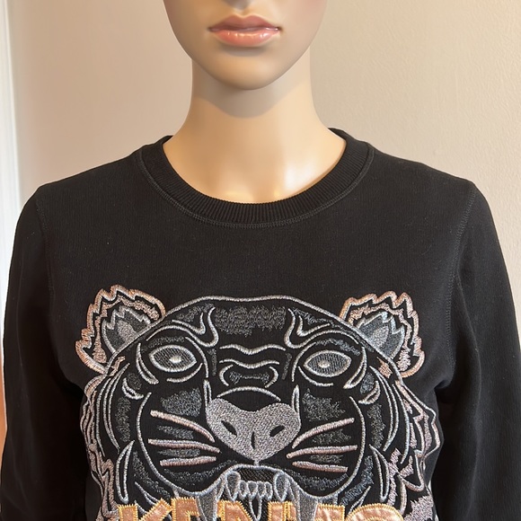 KENZO TIGER FACE CREW SWEAT
BLACK Size S Small - Picture 5 of 14